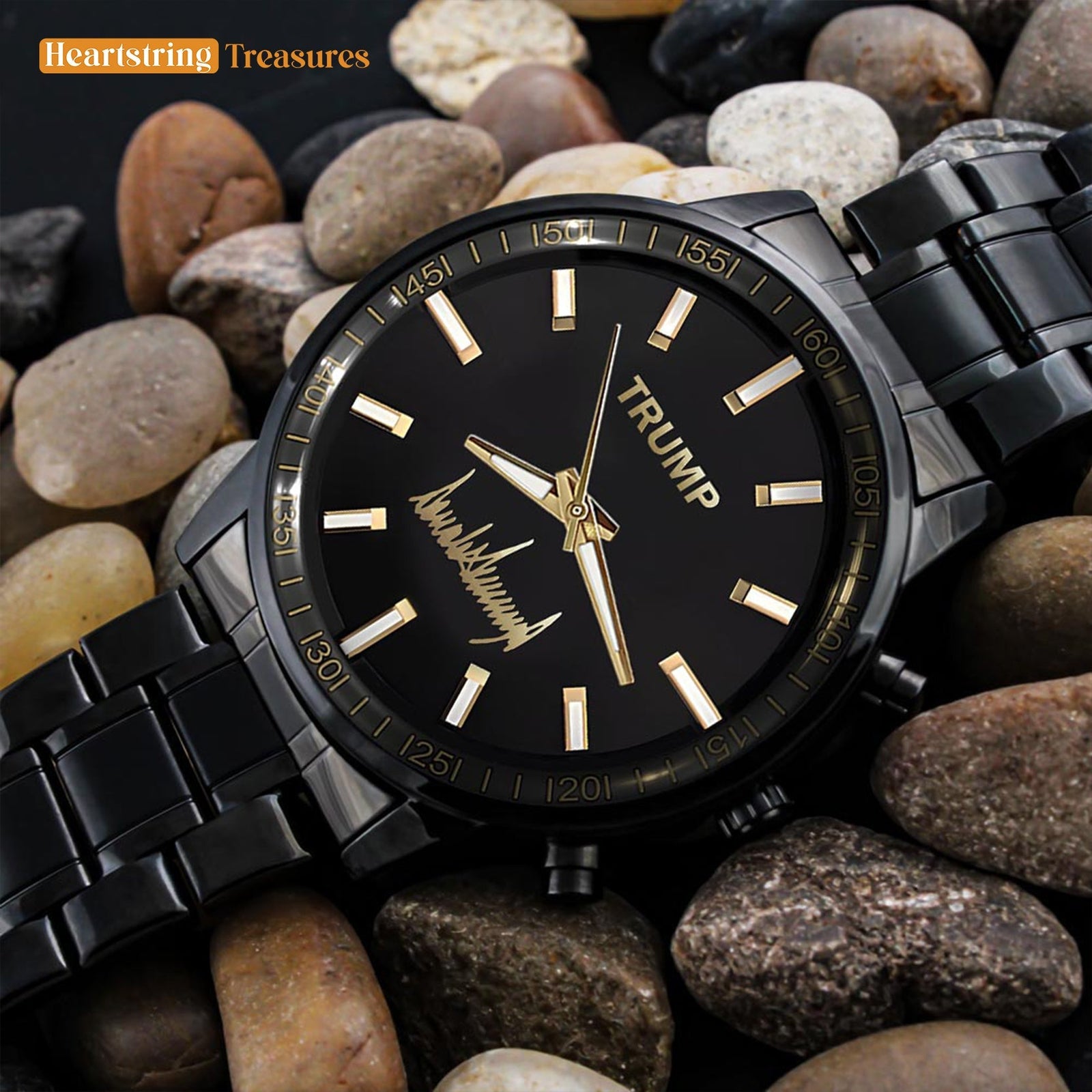 TRUMP Watch 2025 - Black Monarch - Gift Watch for Fans