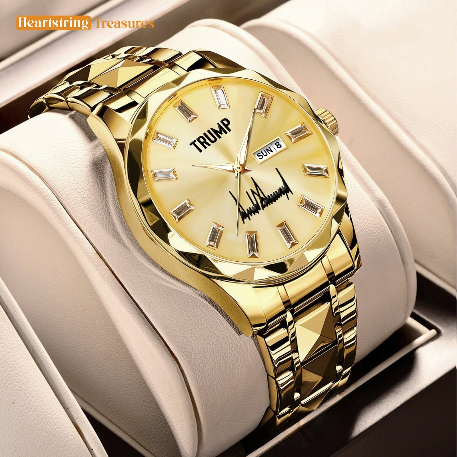 TRUMP Watch 2025 Luxury Gold - Champagne Gold Dial