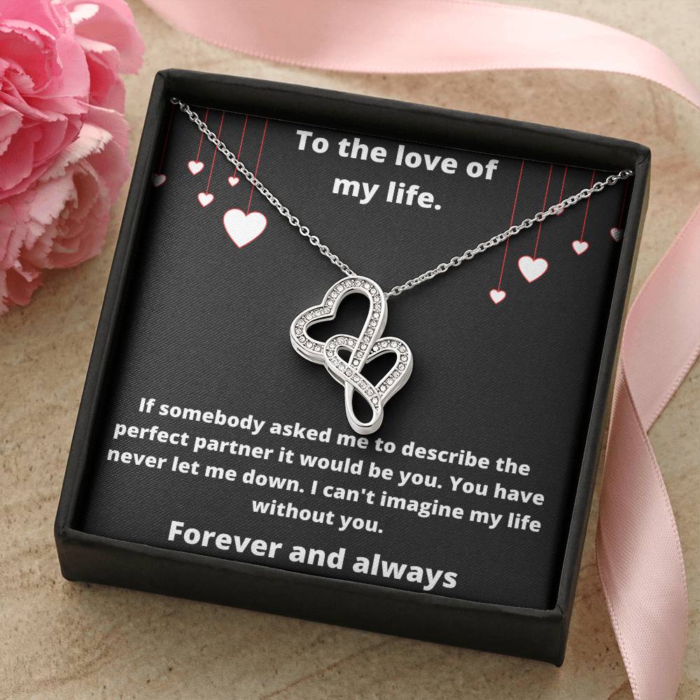 Love Of My Life Wbval Double Hearts Necklace