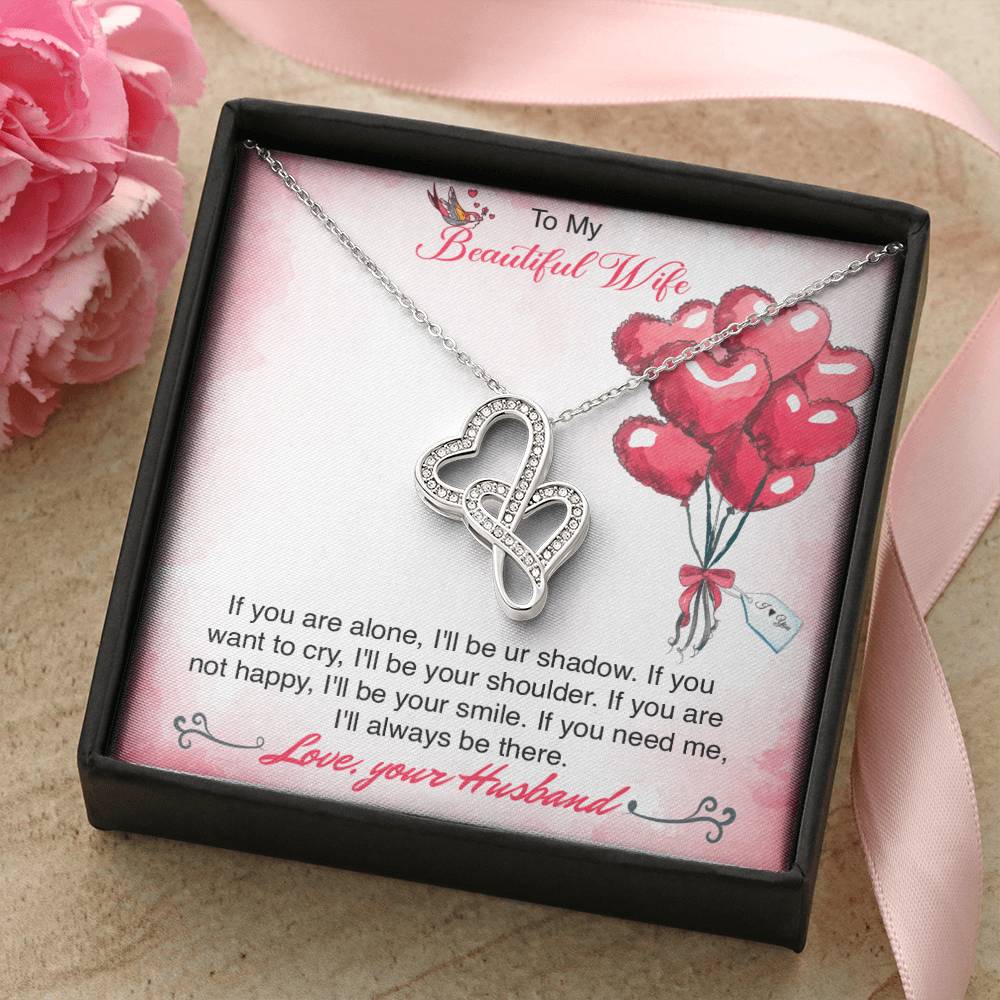 Beautiful Double Hearts Necklace