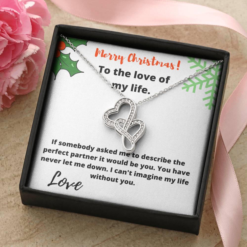 Love Of My Life Double Hearts Necklace
