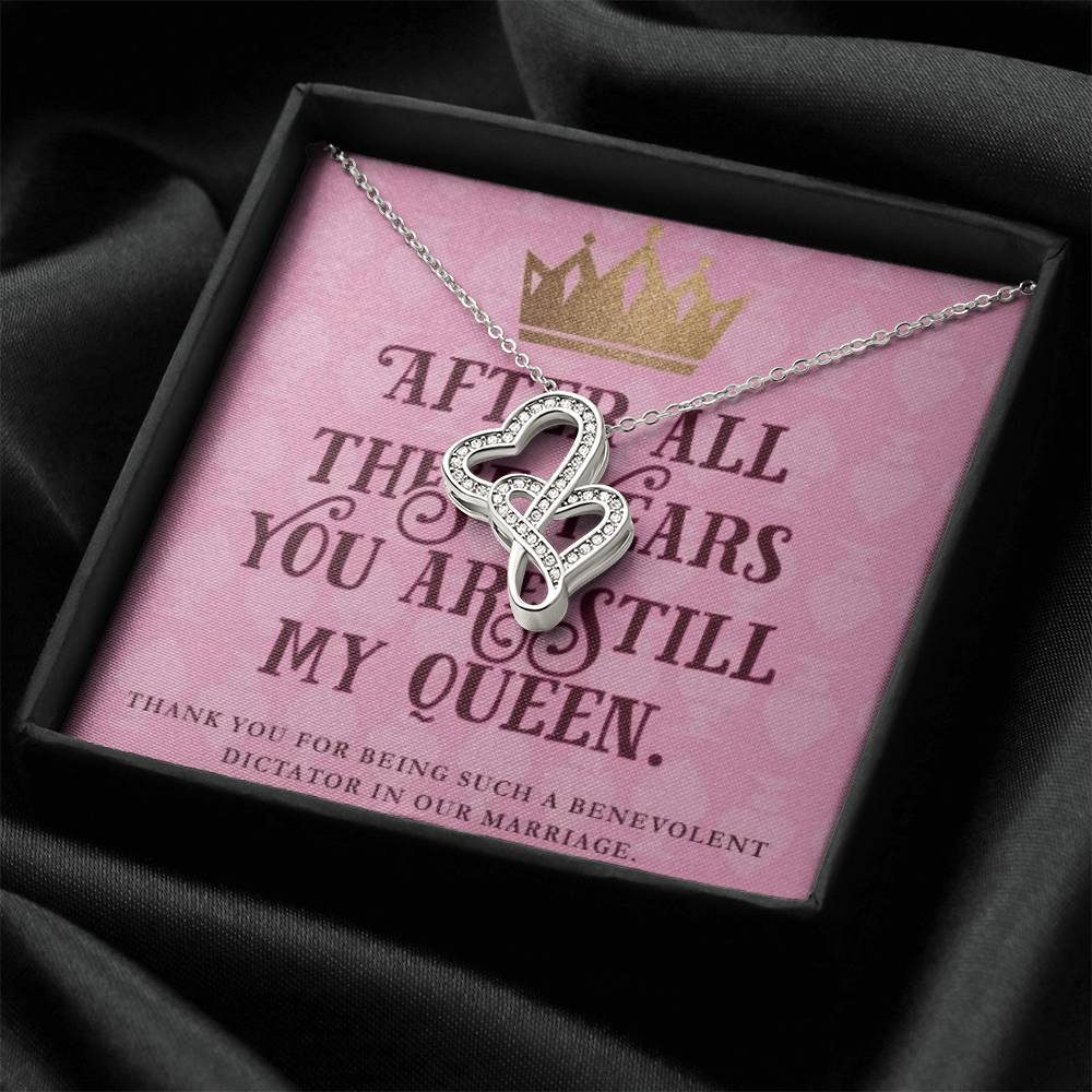LOVE YOU FOREVER š Double Hearts Necklace