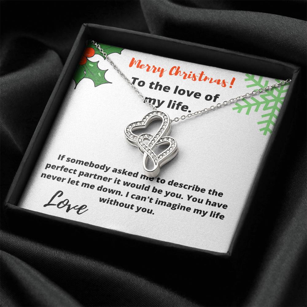 Love Of My Life Double Hearts Necklace