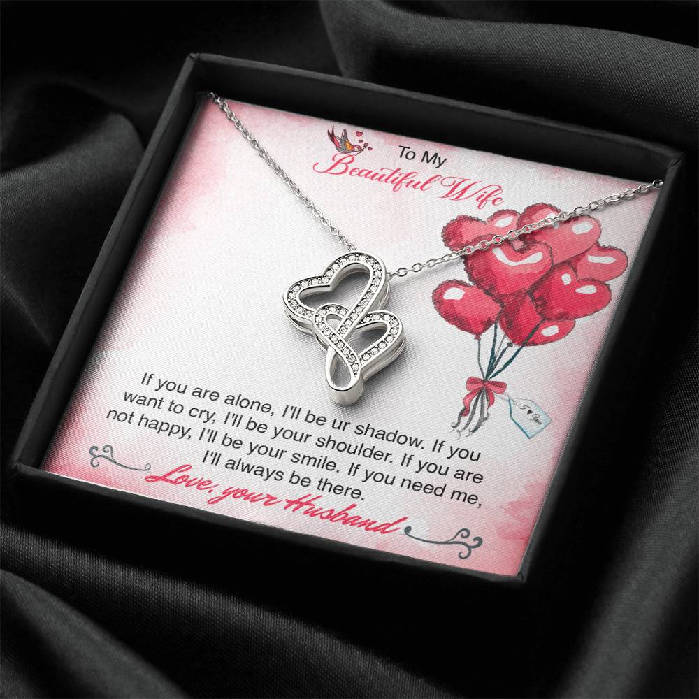 Beautiful Double Hearts Necklace