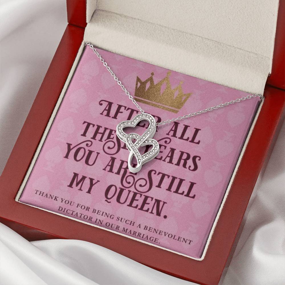 LOVE YOU FOREVER š Double Hearts Necklace