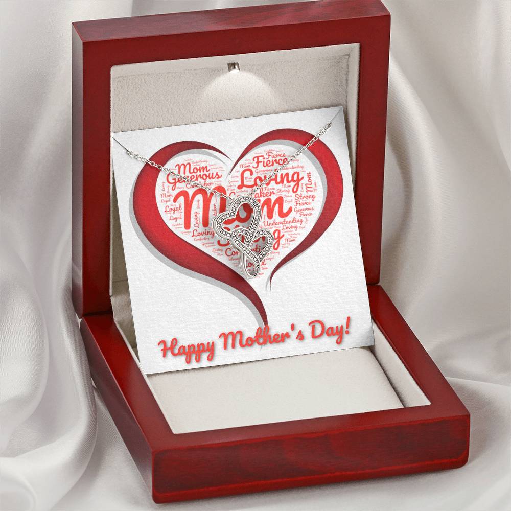 Mother's Day Double Hearts Necklace