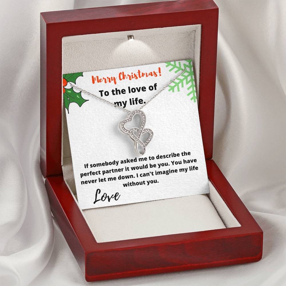 Love Of My Life Double Hearts Necklace