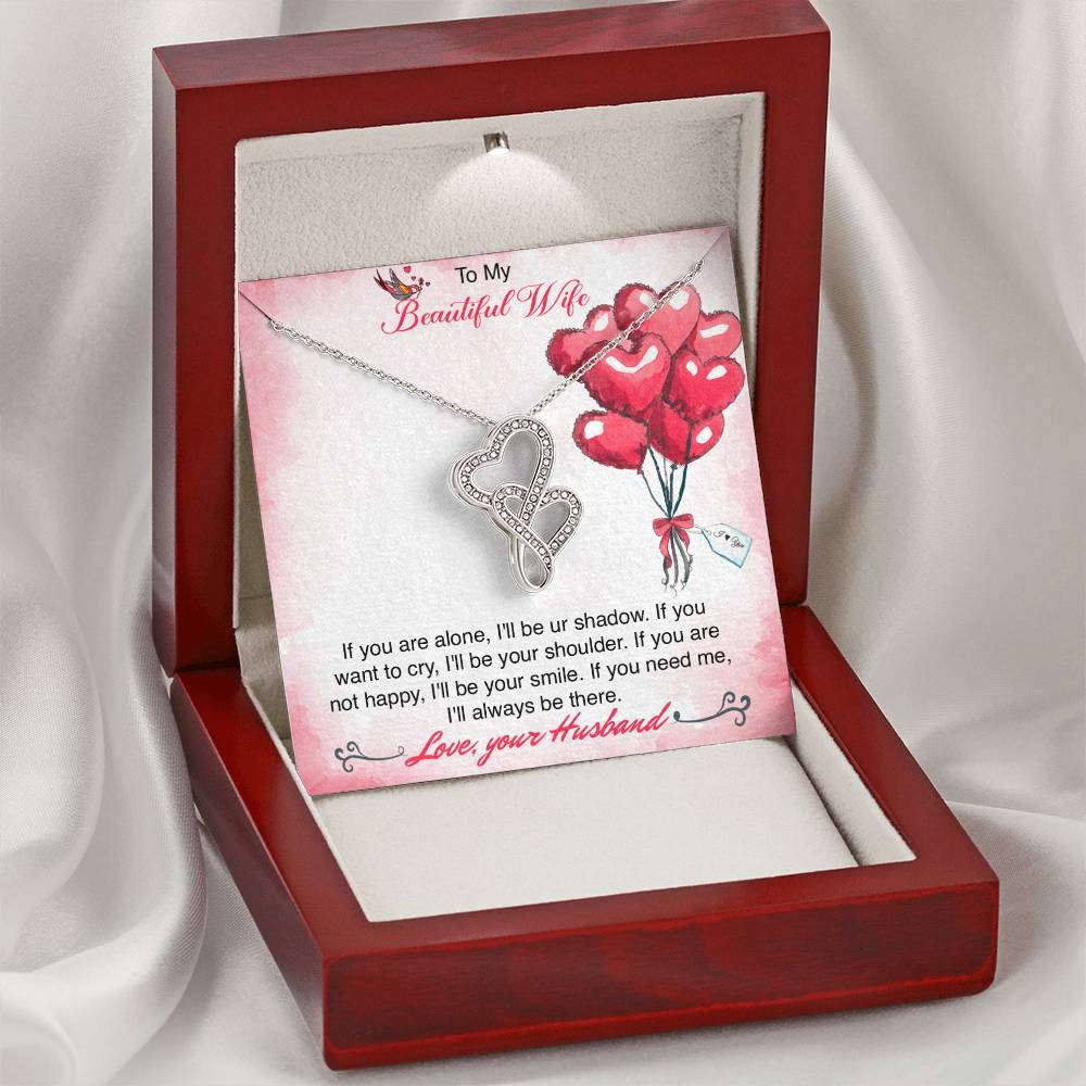 Beautiful Double Hearts Necklace