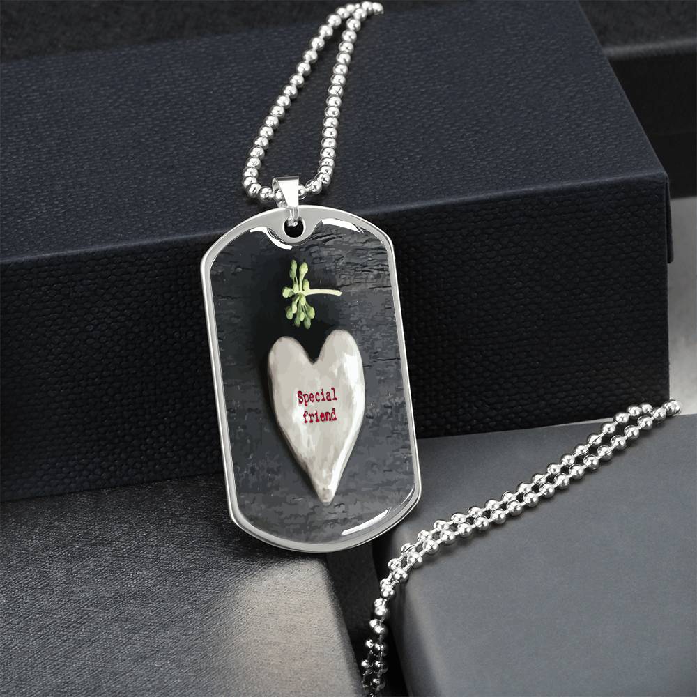 Boyfriend Gift, Lockdown Gift, Christmas Gift, Birthday Gift, Wedding Keepsake, Friendship Gift - Army Tag Necklace, Dog Tag Necklace