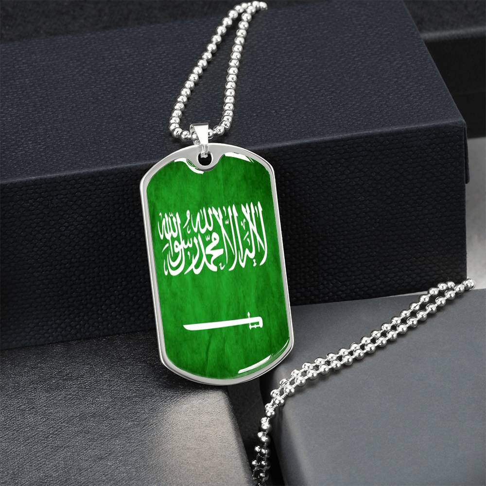 Love My Land - Army Tag Necklace, Dog Tag Necklace