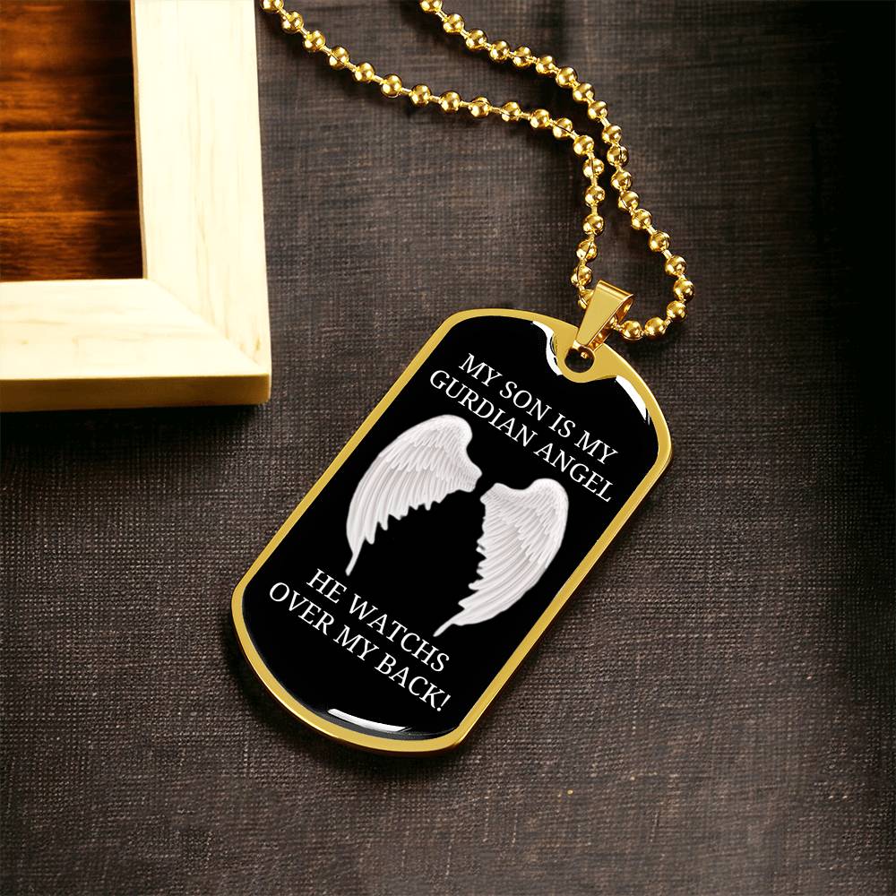 Sympathy Gift Son Remembrance - Army Tag Necklace, Dog Tag Necklace