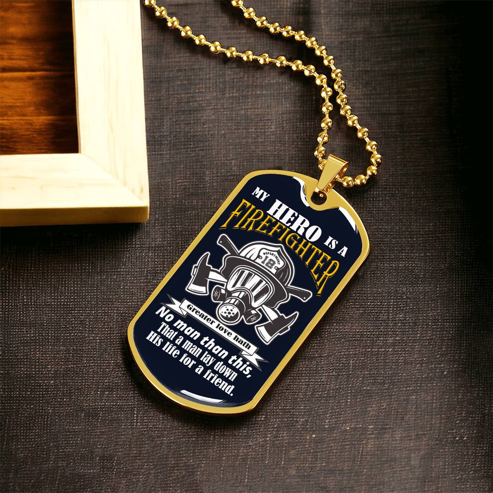 Happy Fathers Day Dog Tag Design - Army Tag Necklace, Dog Tag Necklace
