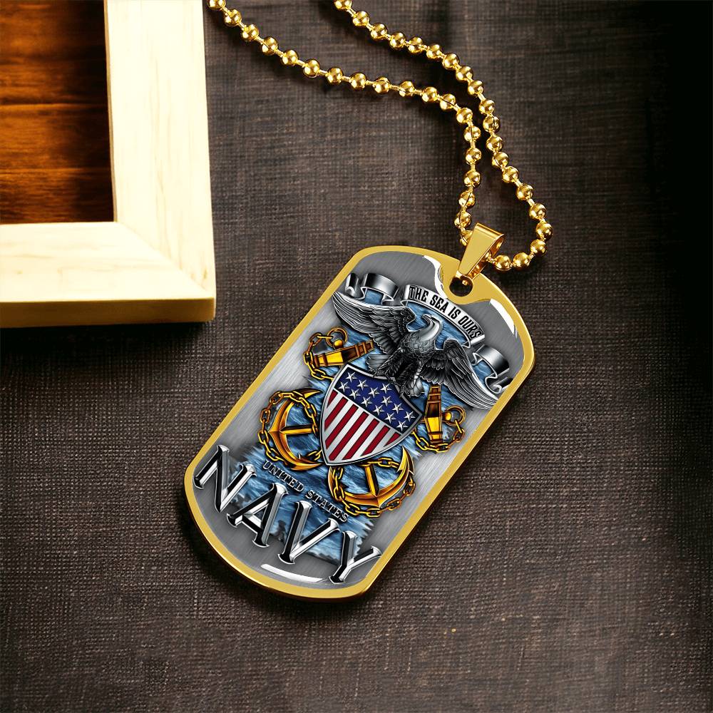 Custom Navy Mom Necklace, I Raised My Hero, Military Mom, Us Navy Mom, Proud Navy Mom - Army Tag Necklace, Dog Tag Necklace