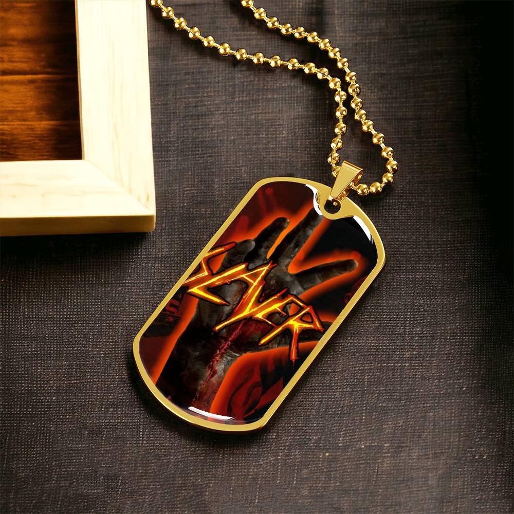 Slayer Chain - Army Tag Necklace, Dog Tag Necklace