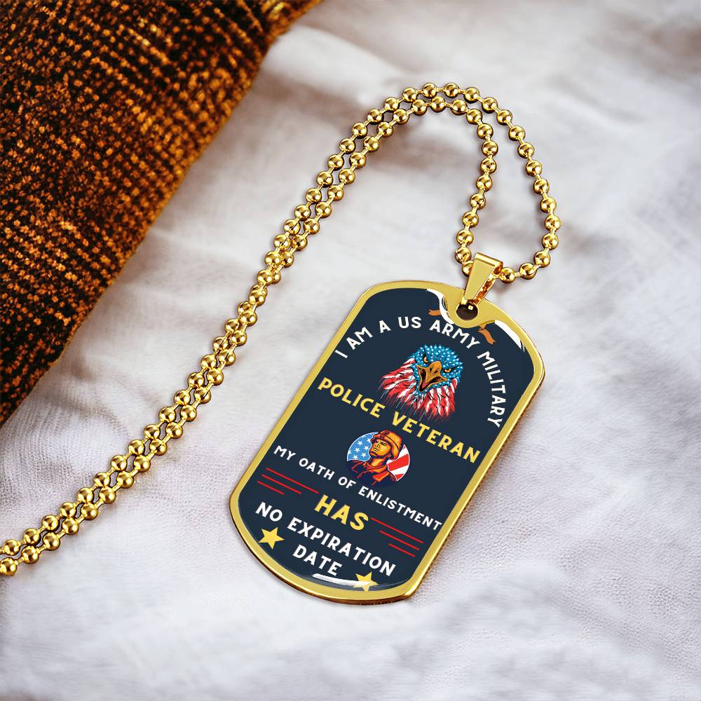 Military Police S Dog Tag - Army Tag Necklace, Dog Tag Necklace