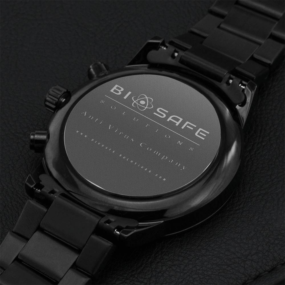 Bio Safe Solutions Inc Engraving Chronograph Watch