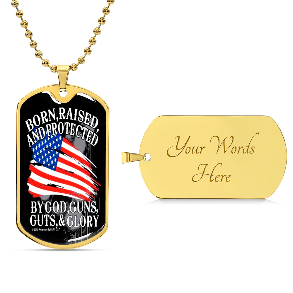 Proud American - Army Tag Necklace, Dog Tag Necklace