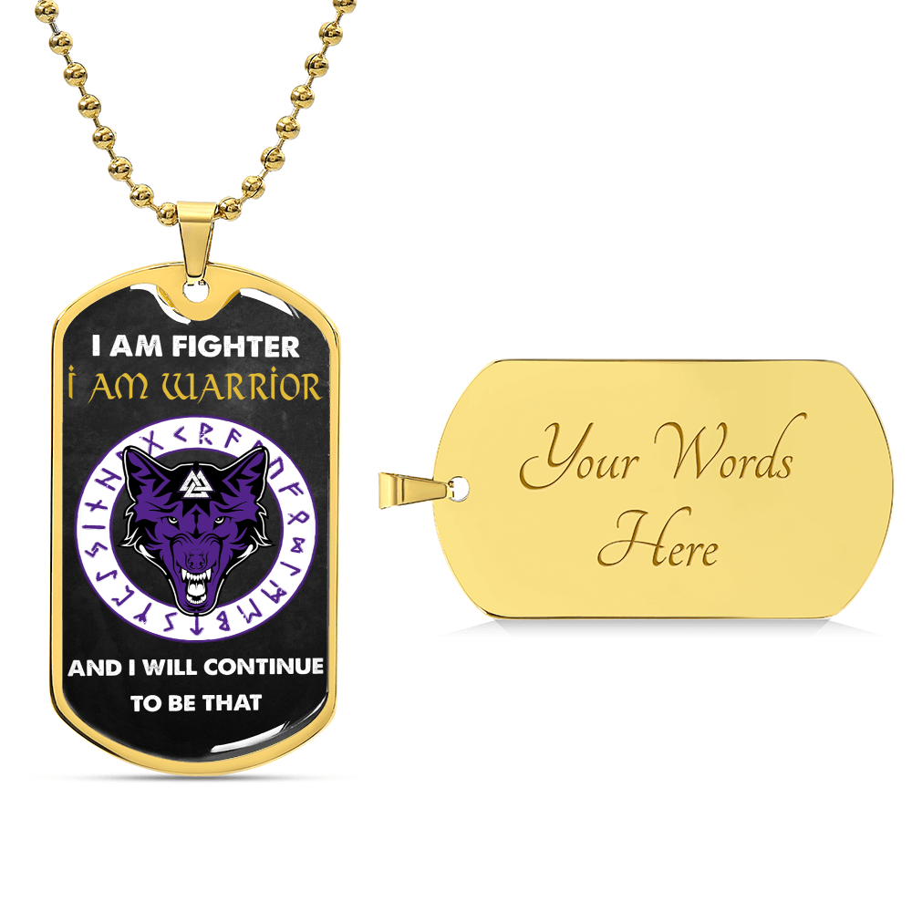 Premium Vikings Dogtag - Army Tag Necklace, Dog Tag Necklace