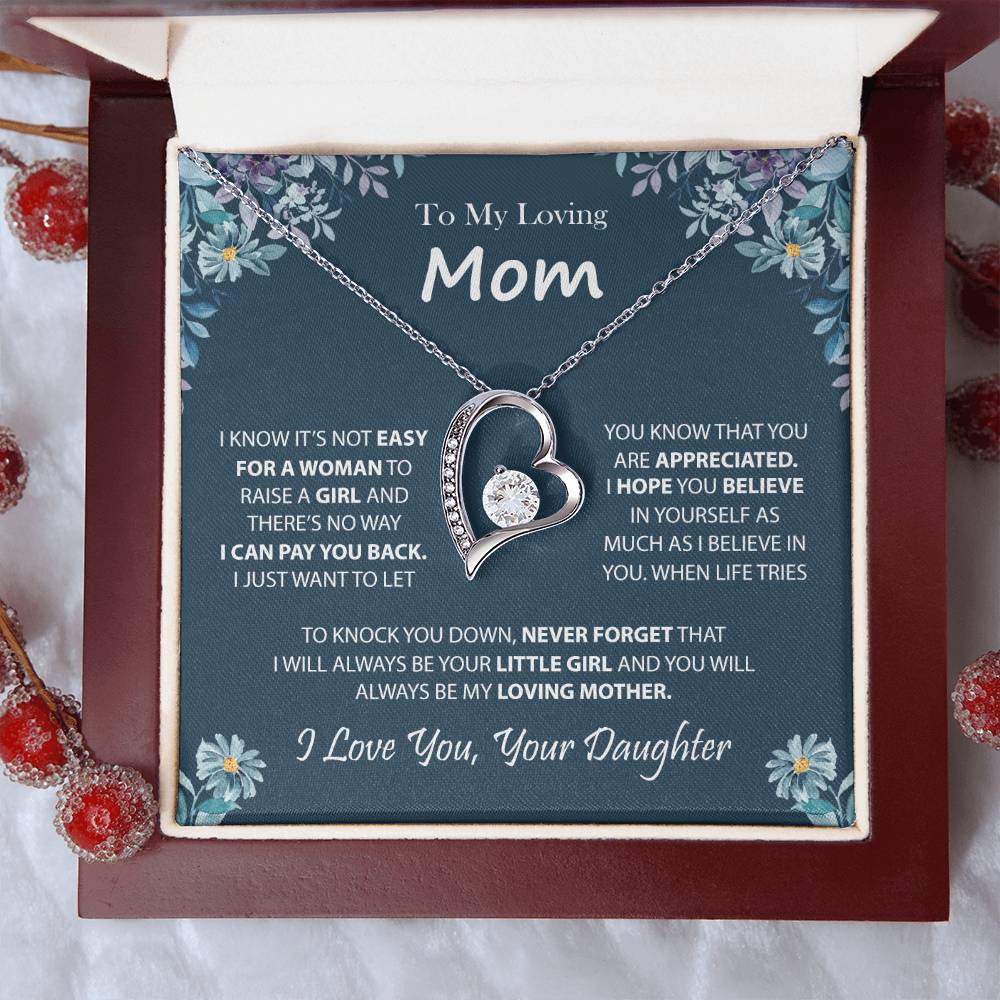 Mothers Day Heart Necklace Forever Love Mother Daughter 1 Forever Love Necklace