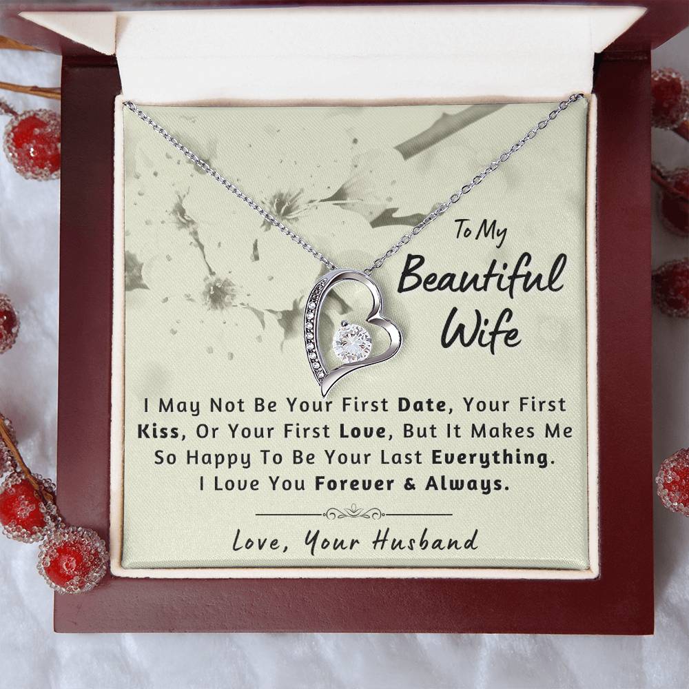 Classy Necklace For Your Beautiful Wife π Forever Love Necklace