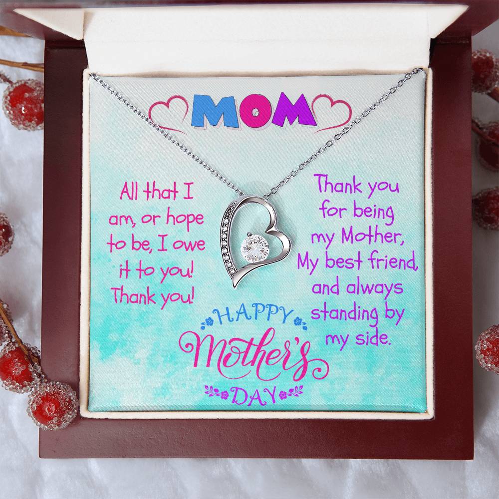 Mummy To Be Necklace Gift New Mum Gift To My Mummy Gift From Unborn Baby New Mom Gift From Husband Baby Bump Gift New Mommy Gift Idea 2 Forever Love Necklace