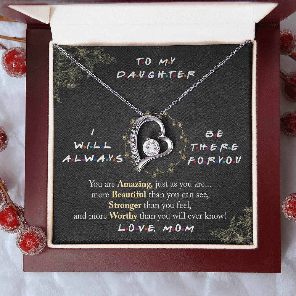 Daughter Gift Necklace Daughter Gift From Mom Daughter Birthday Gift Daughter Necklace Daughter Gift To My Daughter Love Knot Forever Love Necklace
