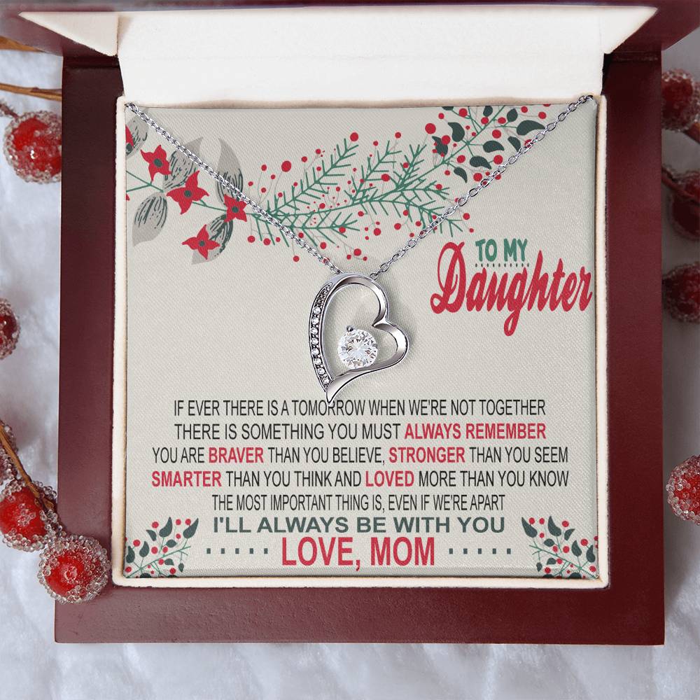 Gift For Daughter From Mom Daughter Mother Necklace Daughter Gift From Mom To My Daughter Daughters Birthday Unique Gift For Daughter Grown Up Forever Love Necklace