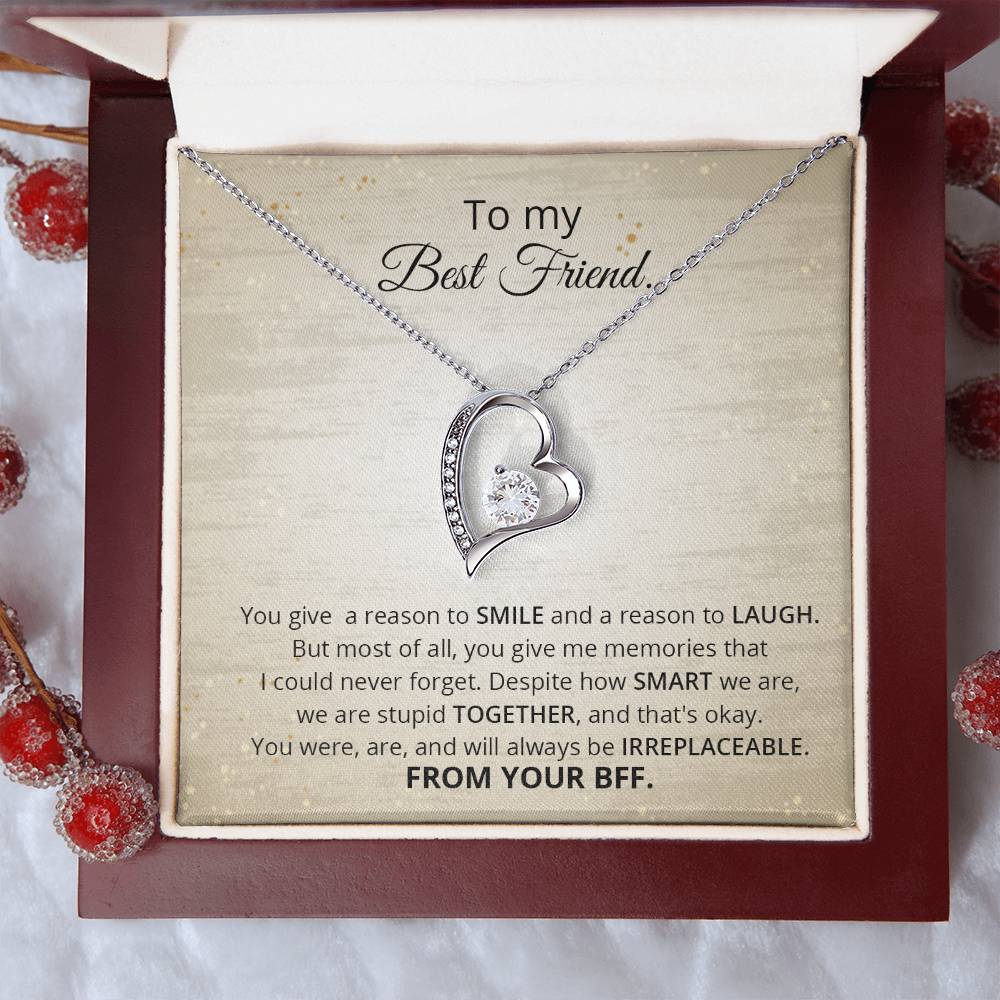 To My Best Friend Thank You Gift Souls Sisters Necklace Bff Necklace Best Friend Gift Best Friend Jewelry Friends Forever Quotes Forever Love Necklace