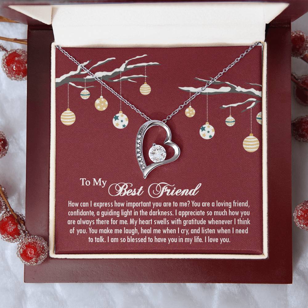 Best Friend Gift Jewelry Friend - Necklace Forever Love Necklace