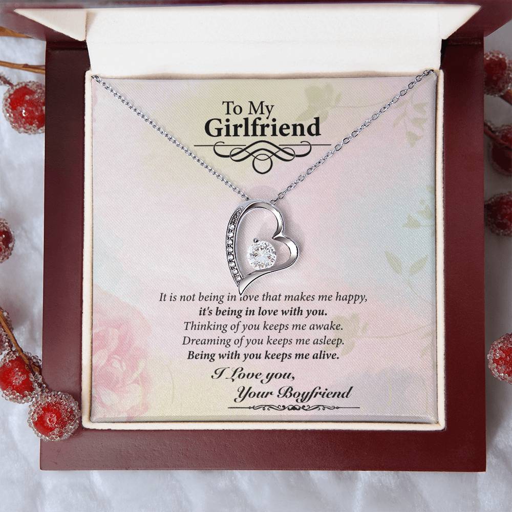 To My Girlfriend - Forever Love Necklace 1 Forever Love Necklace