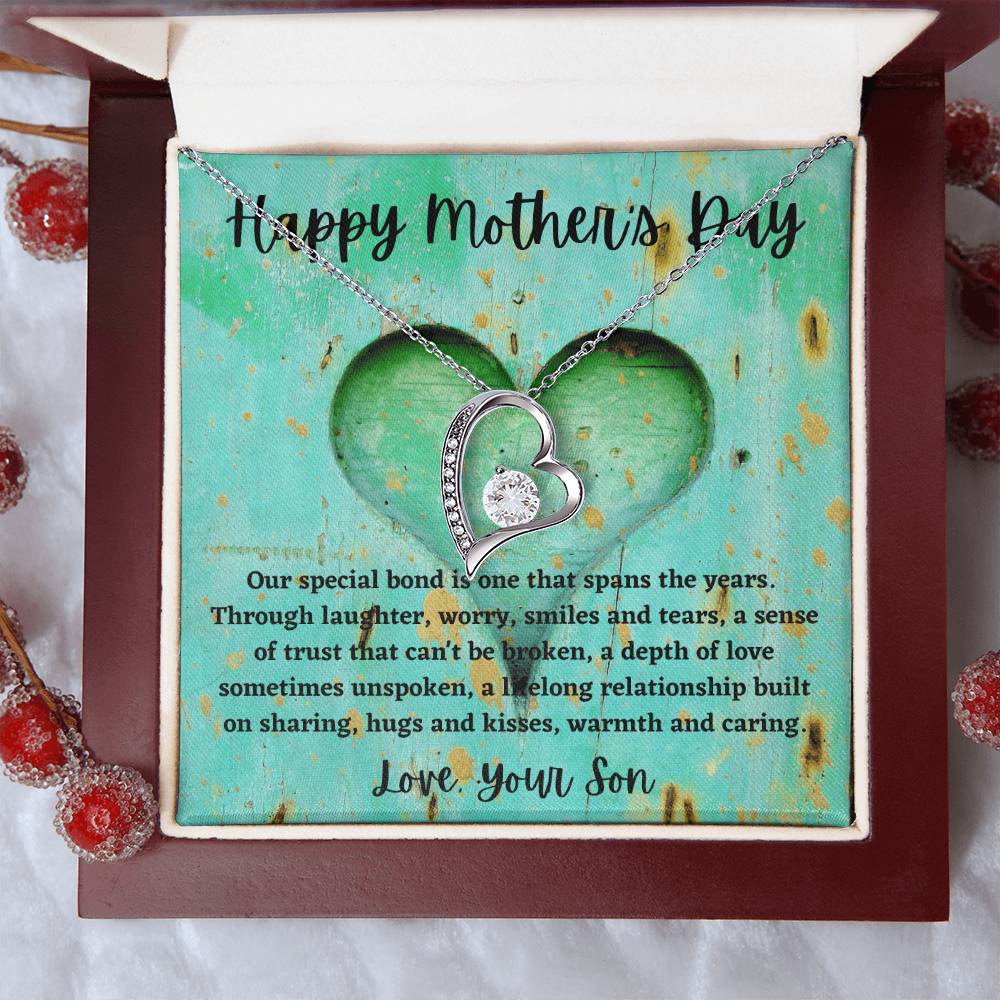 Happy Mother's Day Forever Necklace Love Your Son 1 Forever Love Necklace