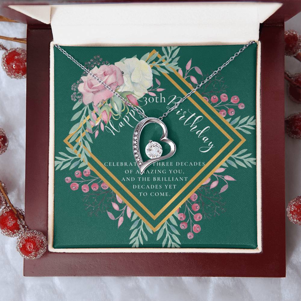 Daughter Birthday Gift Daughter Jewelry Daughter Necklace Mom To Daughter Necklace Meaningful Necklace For Daughter 30th Birthday Gifts Forever Love Necklace