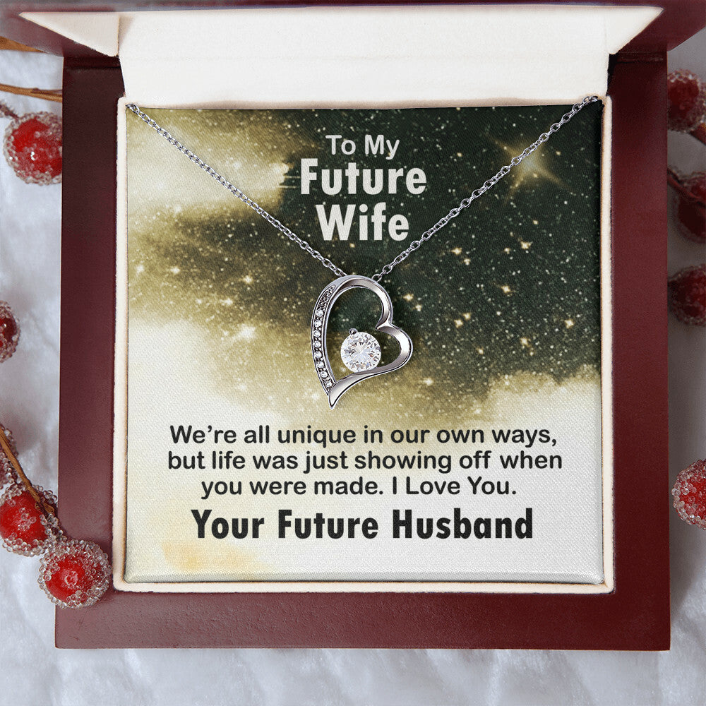Present Gift For Future Wife Forever Love Necklace