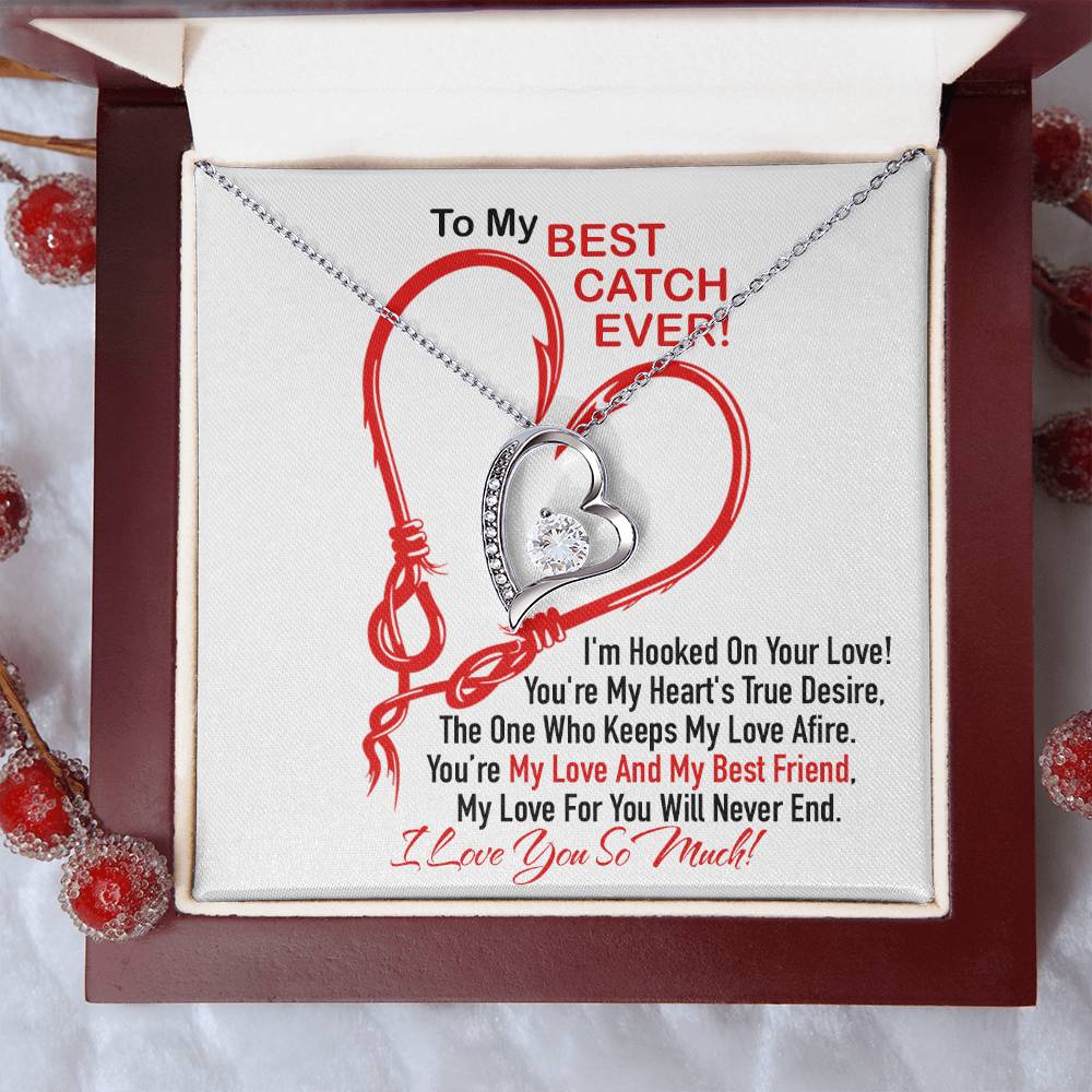 Forever Love Necklace - Best Catch Ever! Forever Love Necklace
