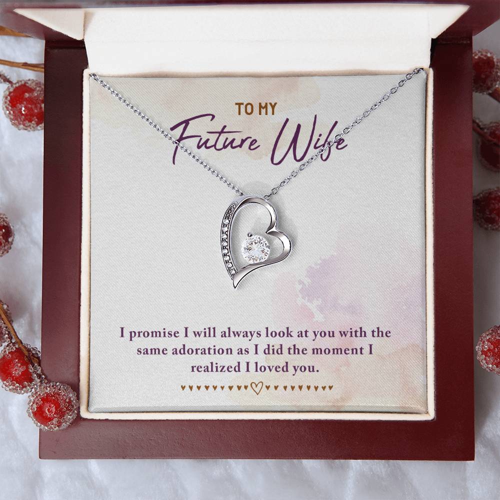 To My Future Wife 925 Sterling Silver Pendant 1 Forever Love Necklace