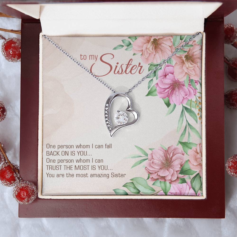Collection Sister Most Amazing Sister Forever Love Necklace
