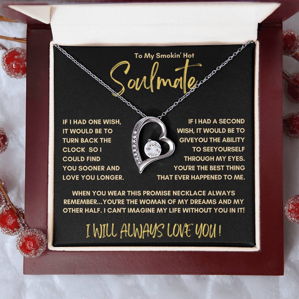 Soulmate - Woman Of My Dreams Forever Love Necklace