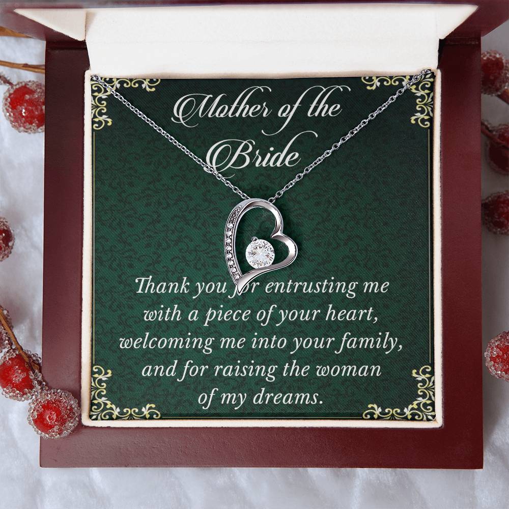 Mother Of The Bride Gift Customize Mother Of The Bride Wedding Gift Mom Of The Bride Gift Mother Of The Bride Forever Love Necklace Forever Love Necklace