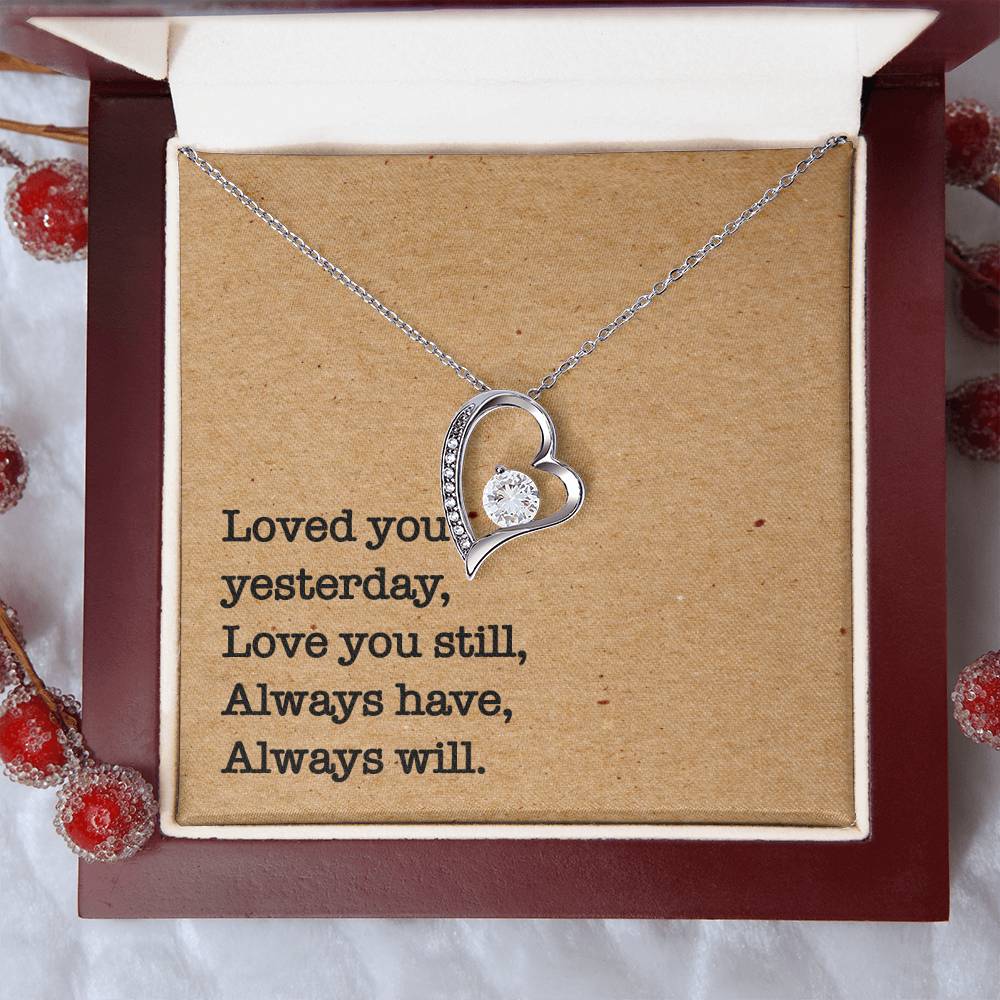 The Always Will Necklace - Customize Gift For Your Loved One ❤️ Forever Love Necklace