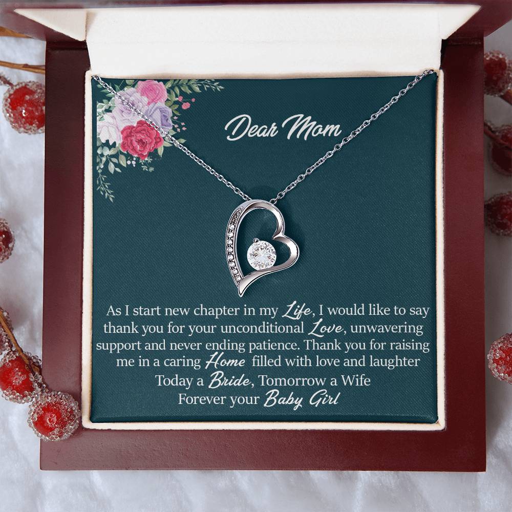 Mother Of The Bride Forever Love Necklace