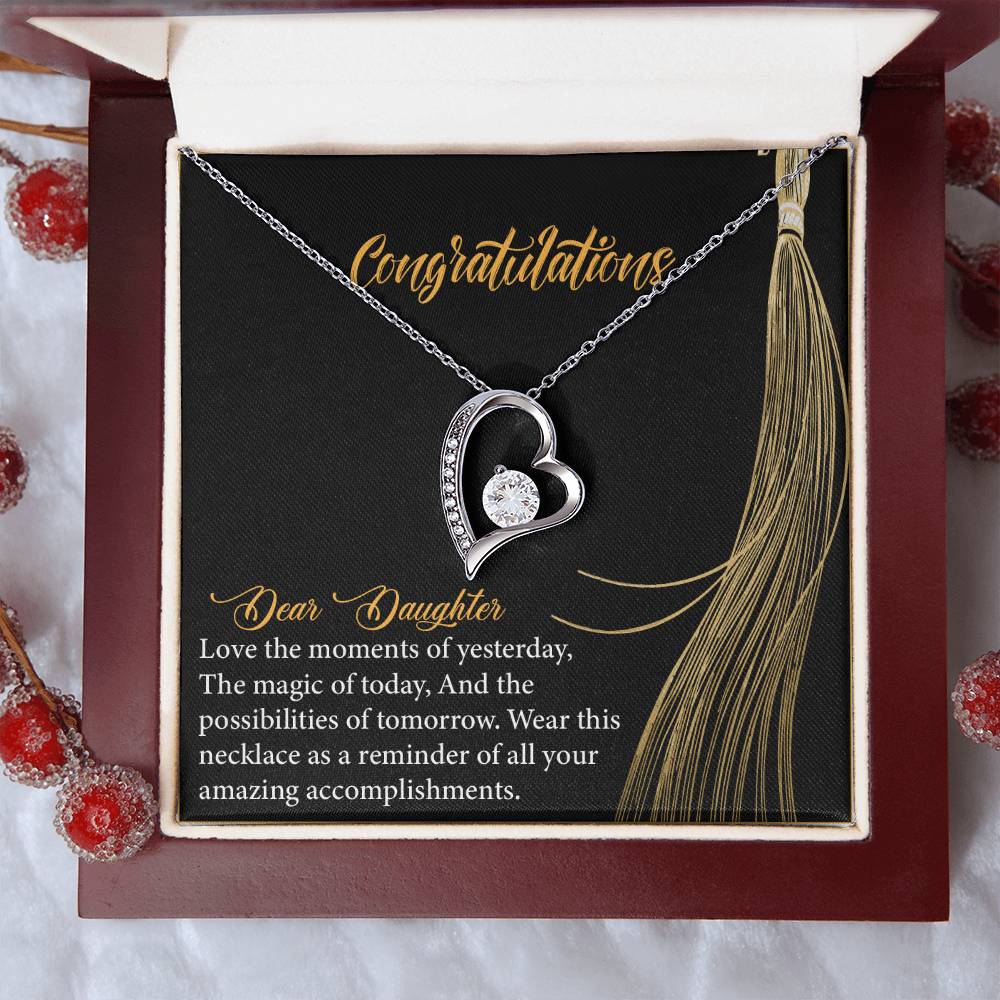 A Graduation Gift-Love Forever Necklace-Love The Moments Forever Love Necklace