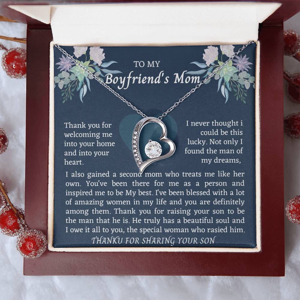 Forever Necklace Boyfriends Mom Forever Love Necklace