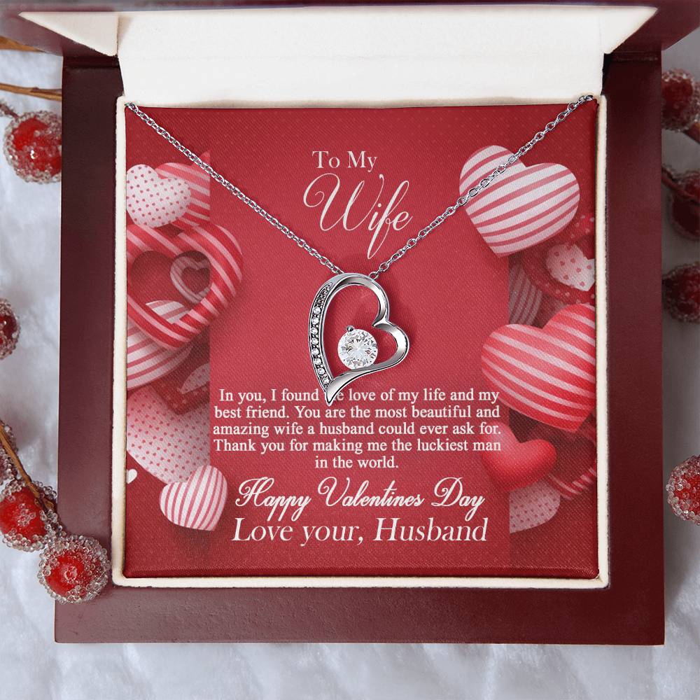 To My Wife 2 Forever Love Necklace