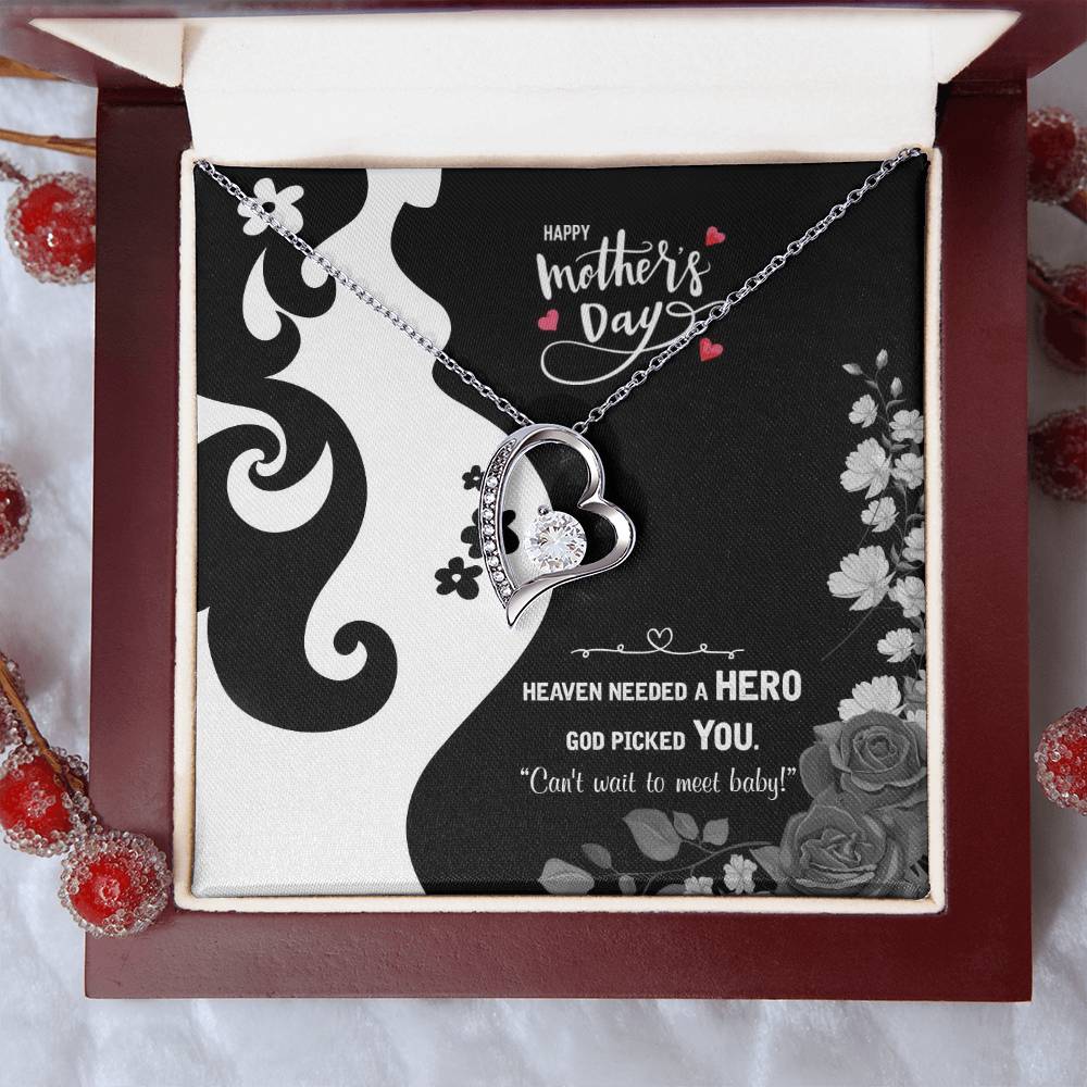 To My Pregnant Wife 2 1 Forever Love Necklace