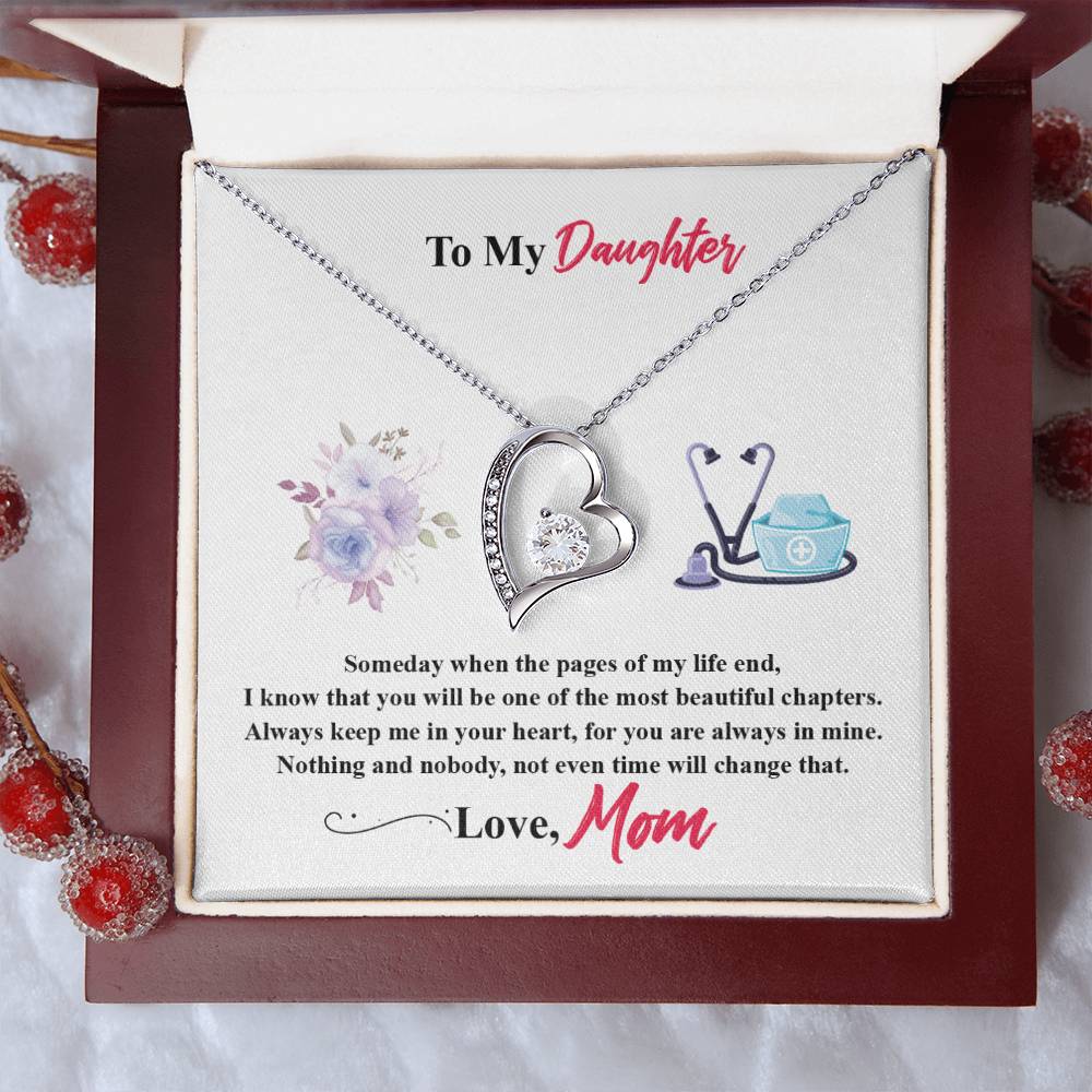 Nurse Daughter Forever Love Necklace