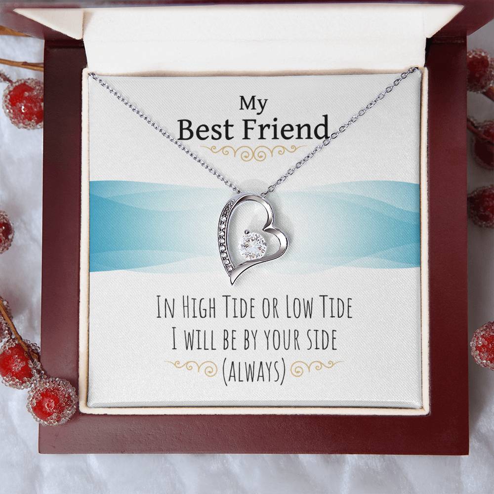 My Best Friend I Will Be By Your Side Necklace 1 Forever Love Necklace