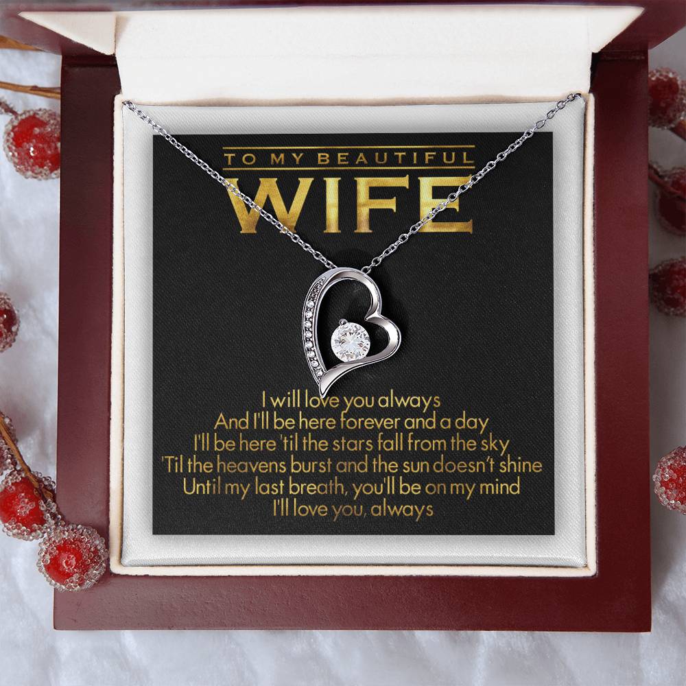 Classic Rock Love Song Forever Love Necklace