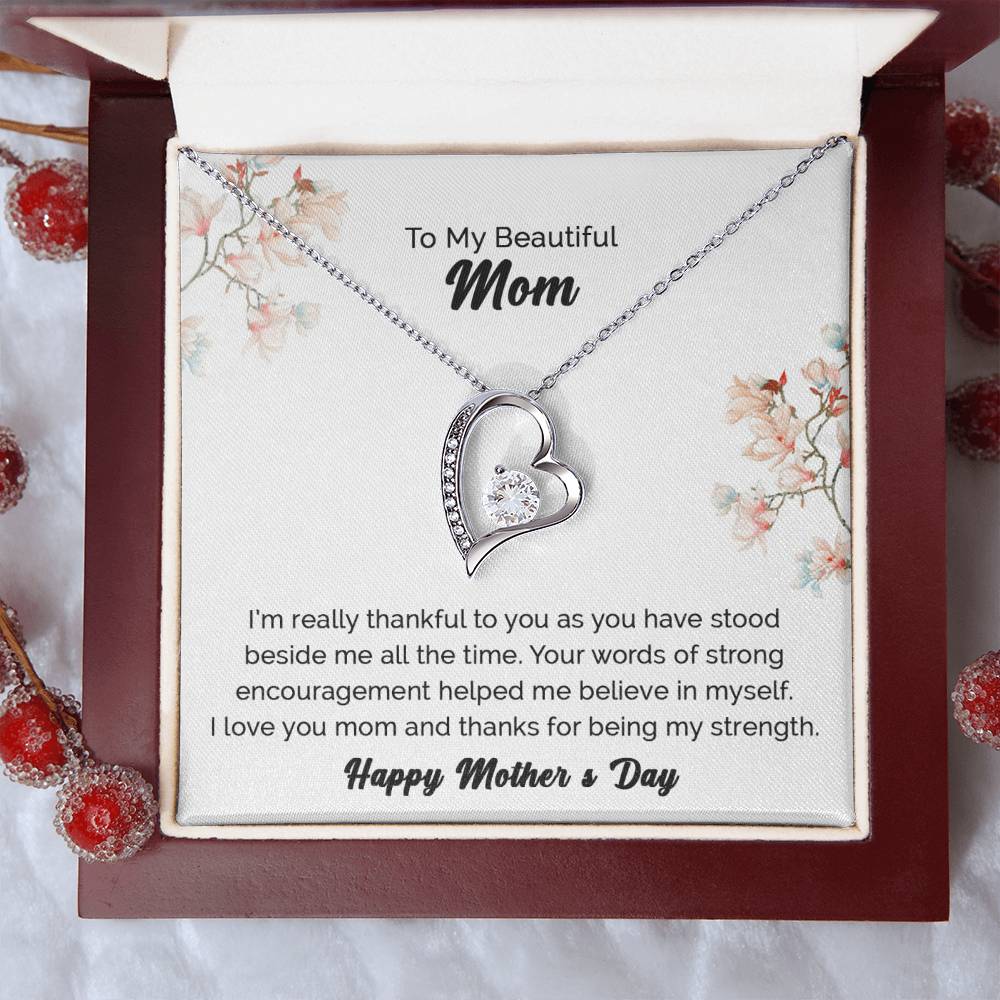 Mother's Day Gift For Mom Gift From Son Gift From Daughter 1 Forever Love Necklace