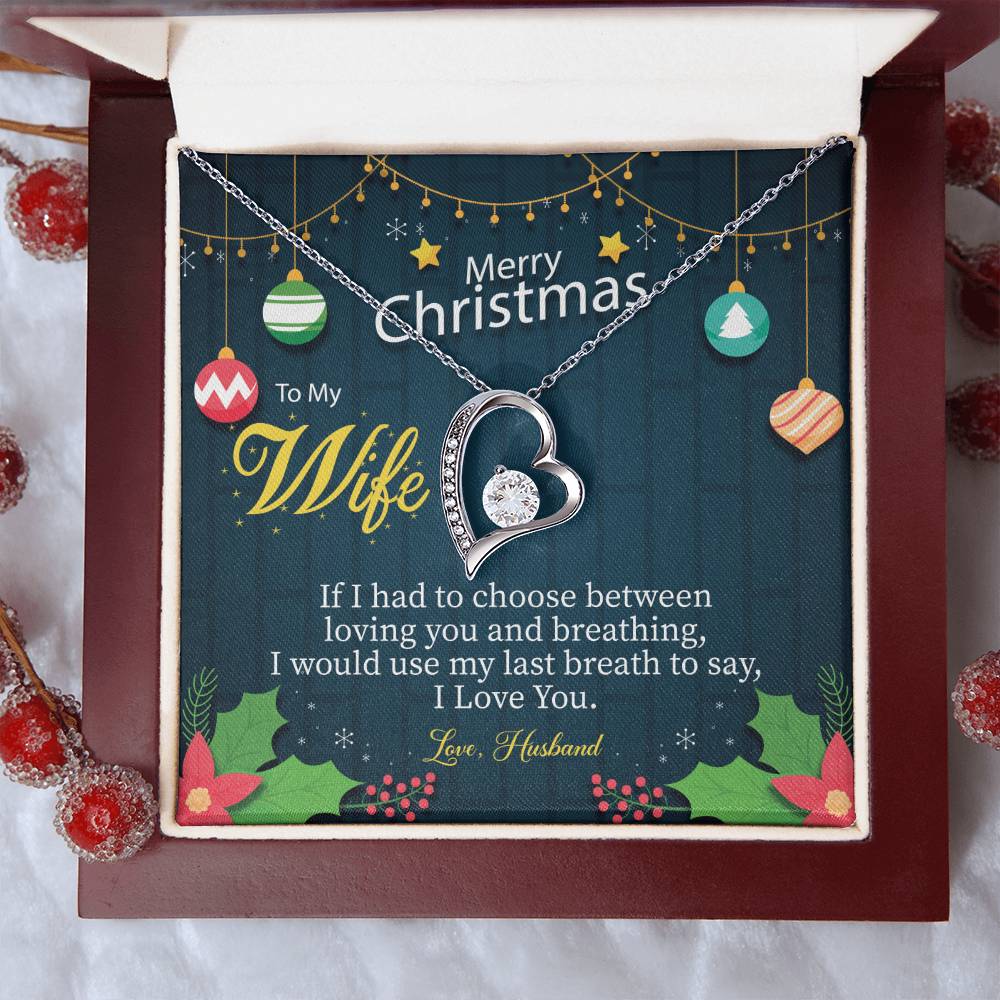 Merry Christmas To Wifechoose Love 1 Forever Love Necklace