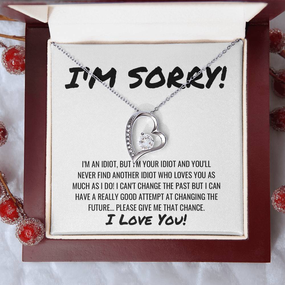 Sorry Apology 1 Forever Love Necklace